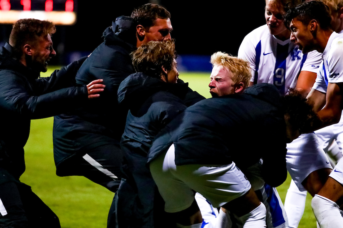 Robert Screen. 

Kentucky defeats Ohio State University 2-1. 

Photo by Eddie Justice | UK Athletics