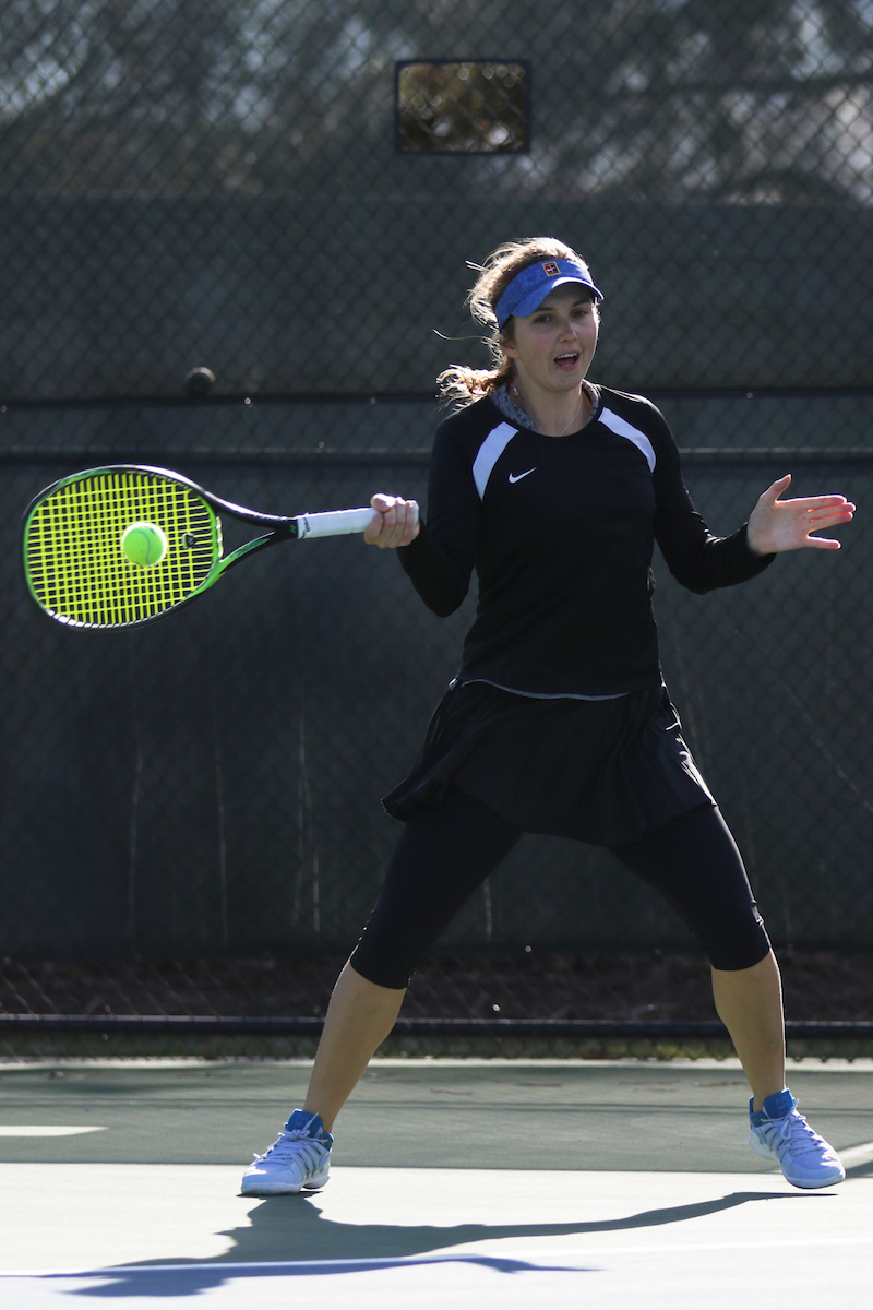 Justina Mikulskyte. 

Kentucky defeated Florida 4-3 on Friday, March 22nd.

Photo by Eddie Justice | UK Athletics
