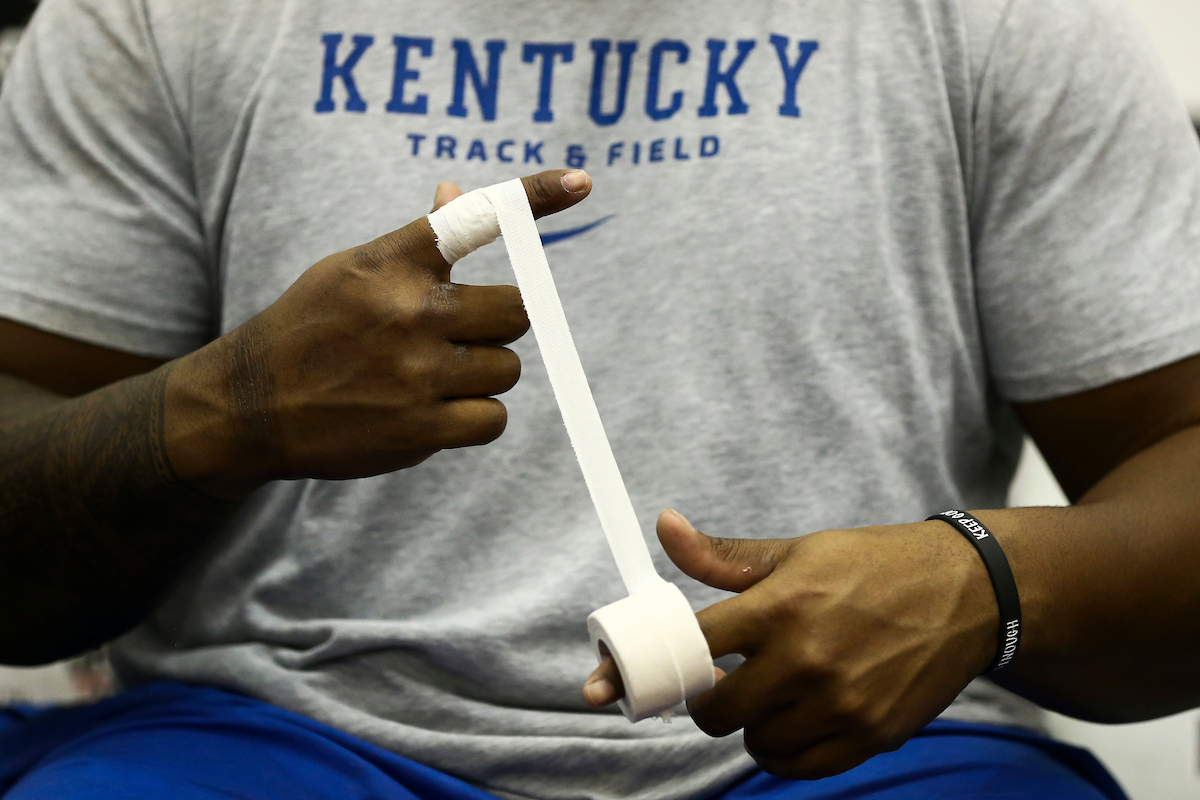 Charles Lenford Jr.

2020 SEC Indoors.

Photo by Chet White | UK Athletics