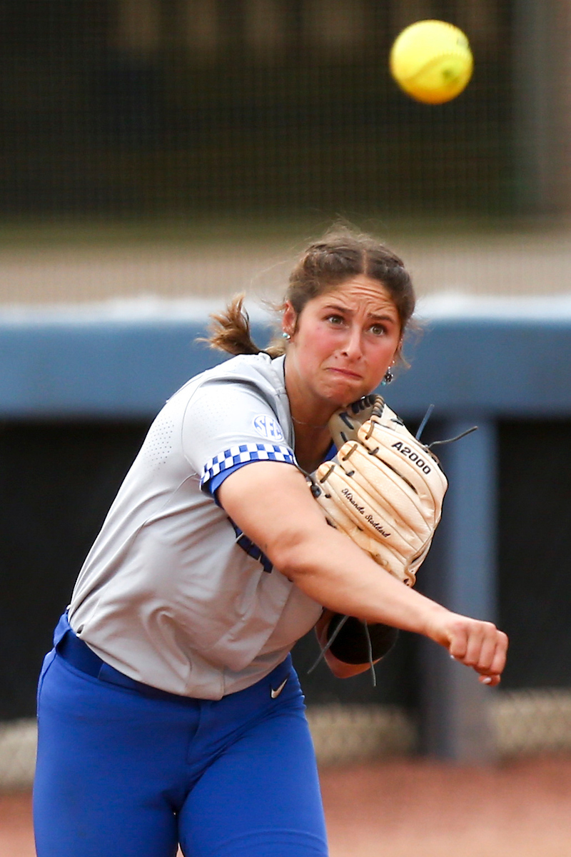 Miranda Stoddard.

Kentucky beats Mississippi State 7-3.

Photo by Grace Bradley | UK Athletics