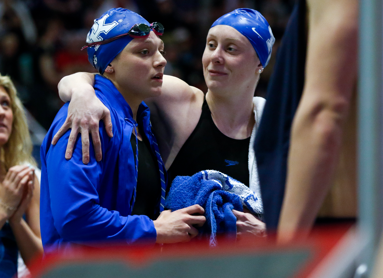 Photos from the afternoon portion of the final day of the 2019 SEC Swimming and Diving Championships in the Gabrielsen Natatorium at the University of Georgia in Athens, Ga., on Saturday, Feb. 23, 2019. (Casey Sykes)