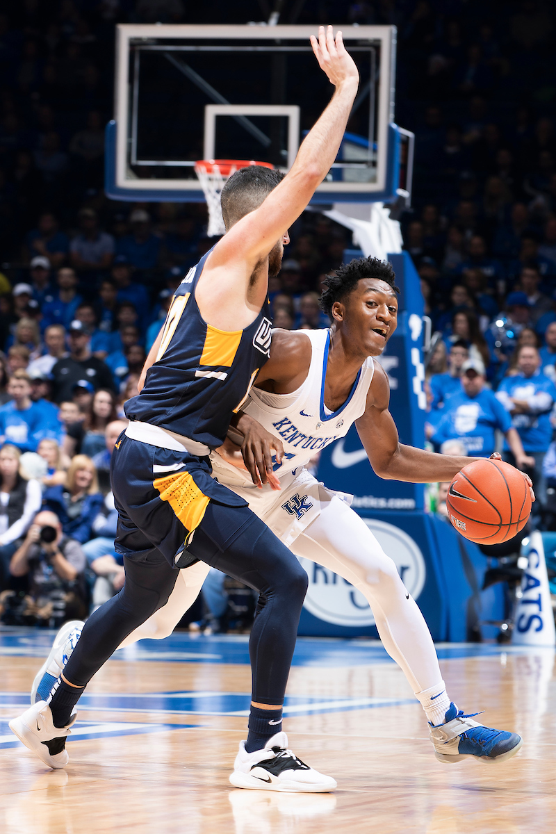 Immanuel Quickley.

Kentucky men's basketball beat UNCG 78-61 on Saturday in Rupp Arena.

Photo by Chet White | UK Athletics