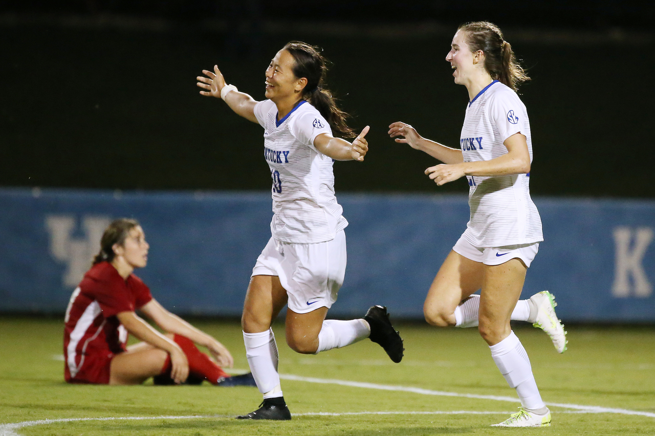 Yuuka Kurosaki. Eva Mitchell.


The University of Kentucky women's soccer team beat SIUE 2-1 in the Cats season openr on Friday, August 17, 2018, at The Bell in Lexington, Ky.

Photo by Chet White | UK Athletics