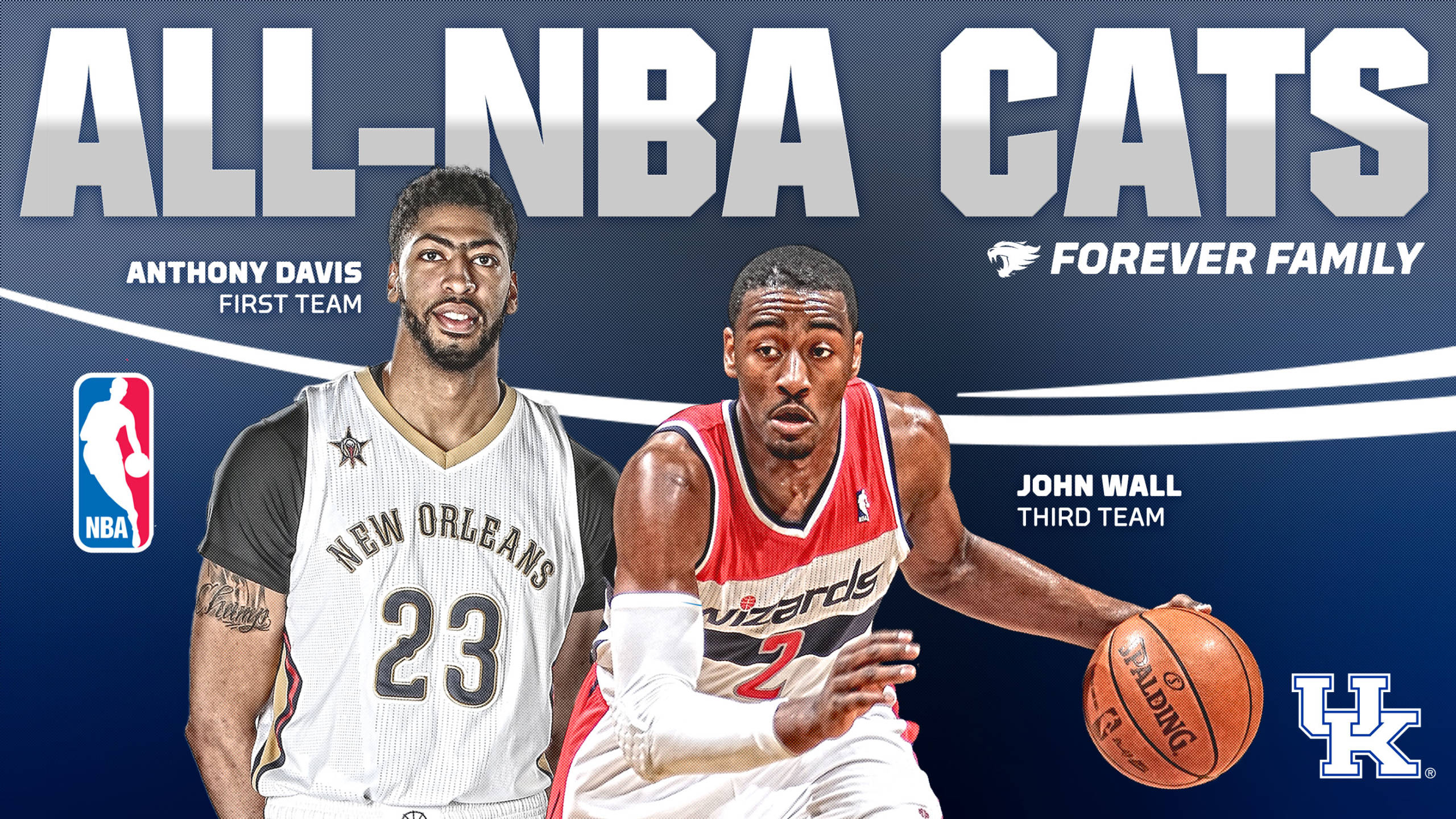 Anthony Davis, John Wall Selected to All-NBA Teams