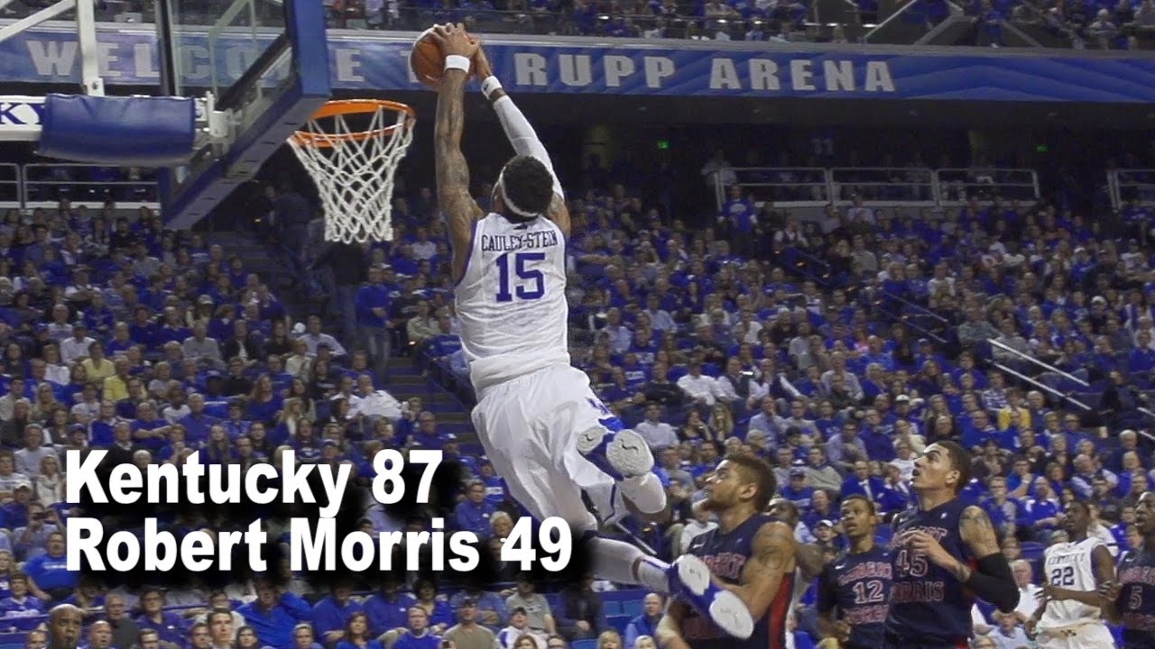 Kentucky Wildcats TV: Kentucky 87 Robert Morris 49