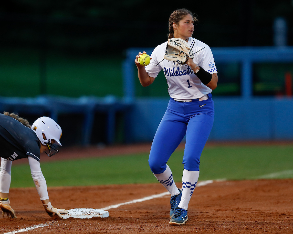 Miranda Stoddard.

Kentucky loses to Missouri 9-1.

Photo by Tommy Quarles | UK Athletics