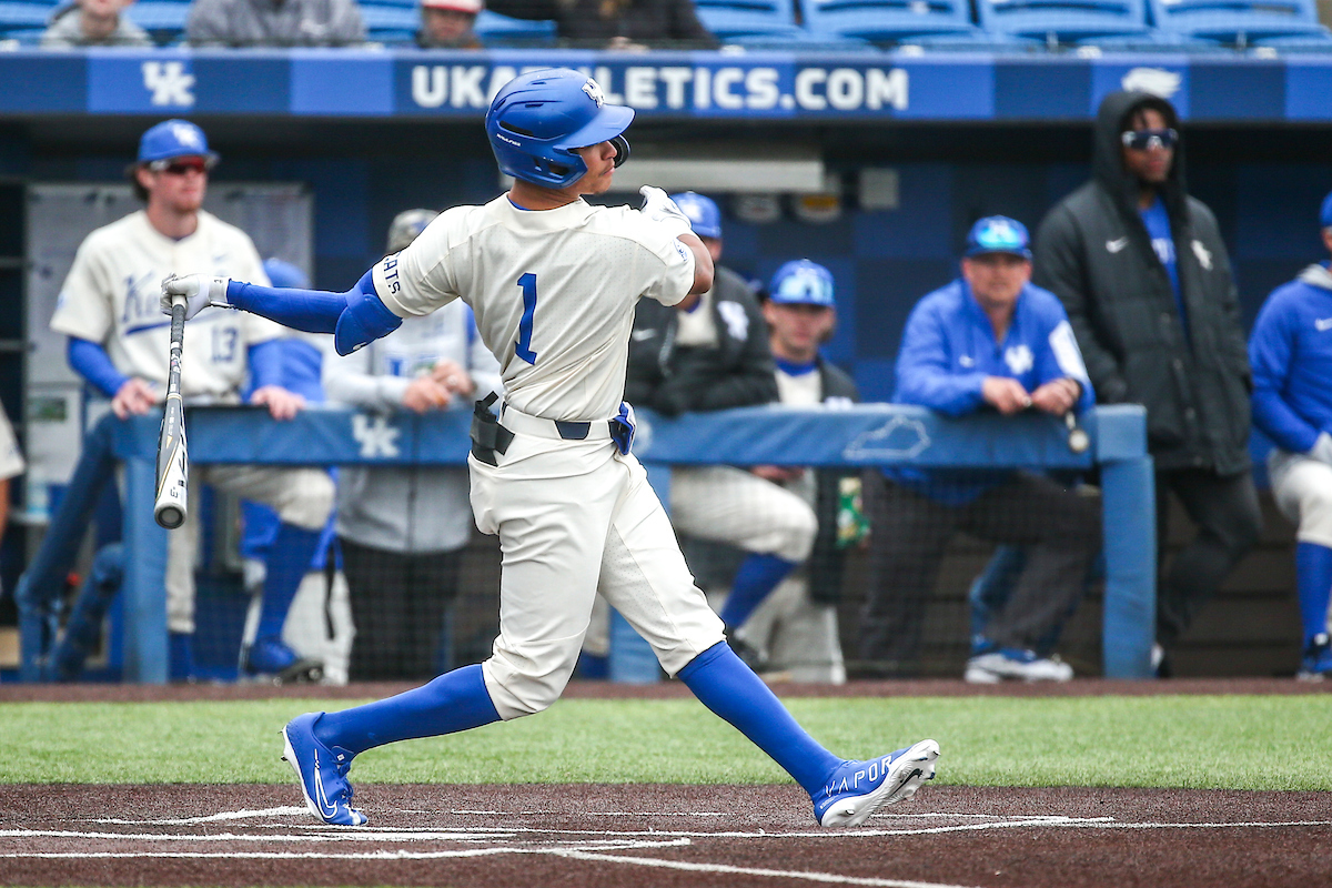 Daniel Harris IV. 

Kentucky beats Ole Miss 9-2.

Photo by Sarah Caputi | UK Athletics