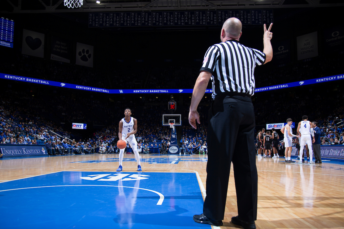 Ashton Hagans.

Men's basketball beat IUP 86-64

Photo by Chet White | UK Athletics