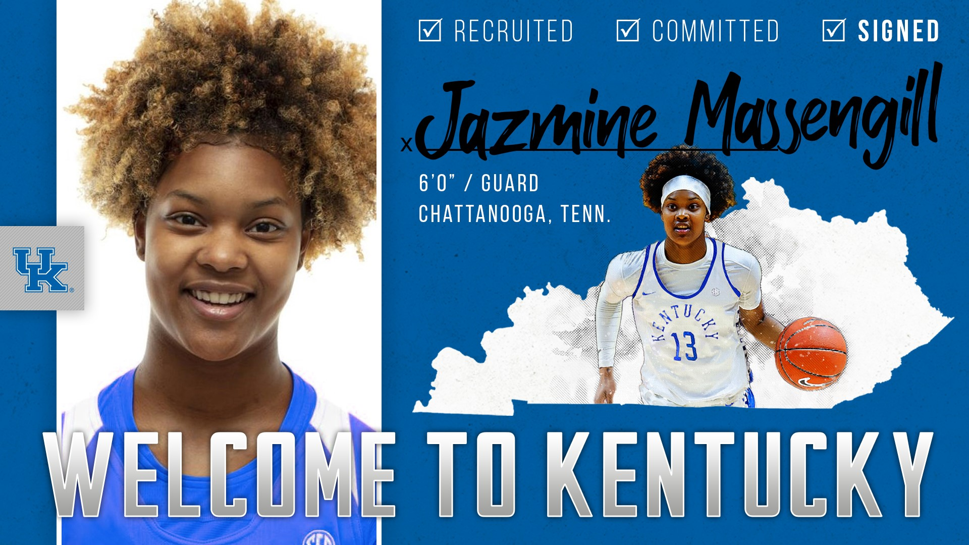 Jazmine Massengill Transfers to Kentucky