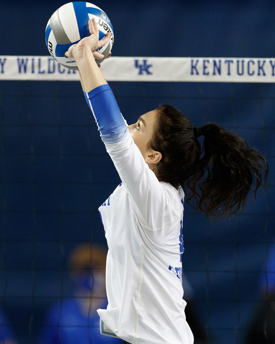 Emma Grome.

Kentucky falls to Illinois 3-1.

Photo by Elliott Hess | UK Athletics