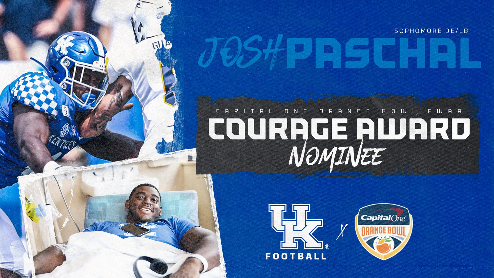 Paschal Named Orange Bowl-FWAA Courage Award Nominee