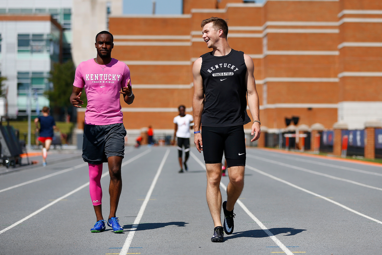 Daniel Roberts, Caleb Wilt

2018 SEC Outdoor Track and Field Championships. Thursday, May10, 2018.

Photo by Chet White | UK Athletics
