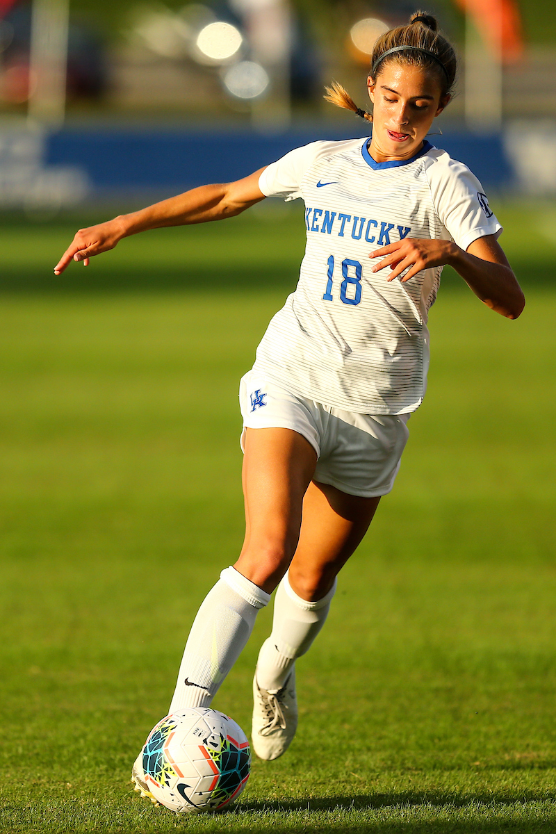 Caroline Trout. 

Arkansas defeats Kentucky 4-1.

Photo by Eddie Justice | UK Athletics