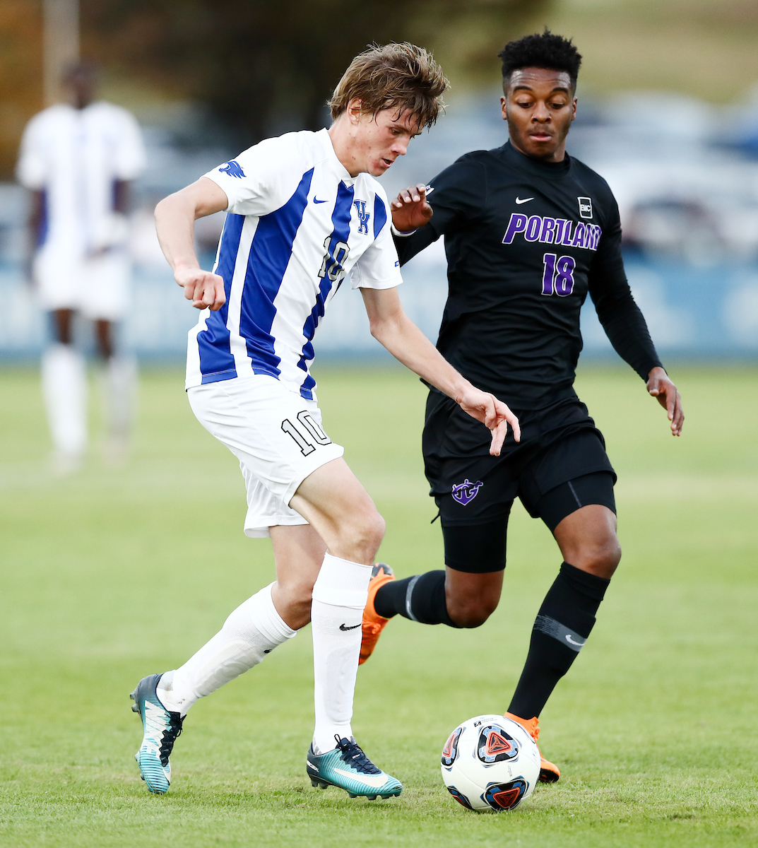 NICOLAI FREMSTAD.

Men's soccer beats Portland, 4-0.


Photo by Elliott Hess | UK Athletics