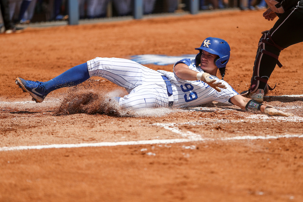 Kayla Kowalik.

Kentucky defeats Mississippi State 9-5.

Photo by Sarah Caputi | UK Athletics