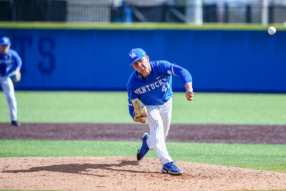 Evan Byers.

Kentucky defeats High Point 14-3.

Photo by Sarah Caputi | UK Athletics