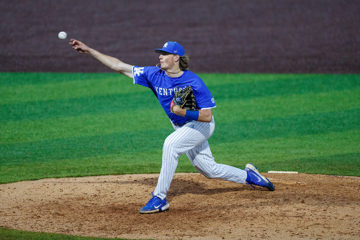 HOLT JONES.

Kentucky loses to UofL 12-5.

Photo by Elliott Hess | UK Athletics