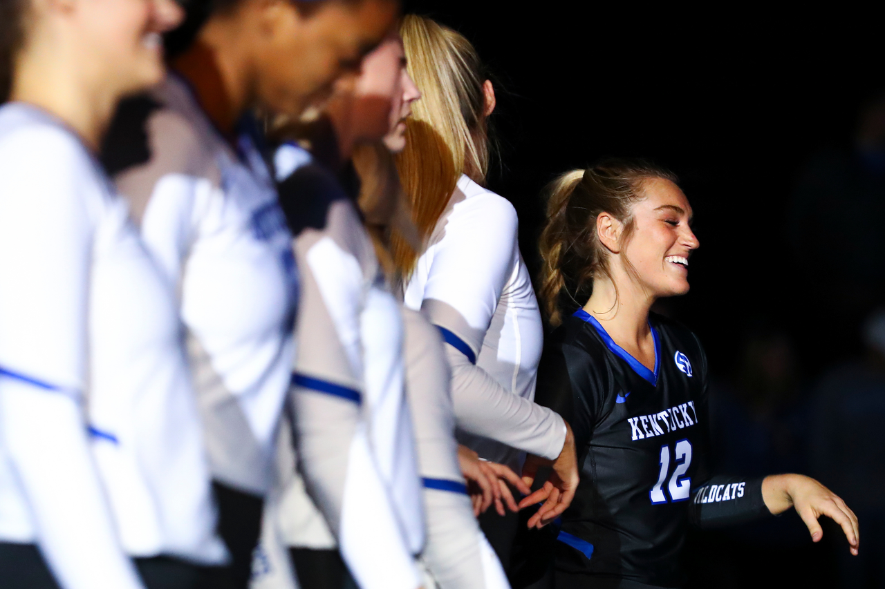 Gabby Curry. 

UK sweeps LSU 3-0.

Photo by Isaac Janssen | UK Athletics