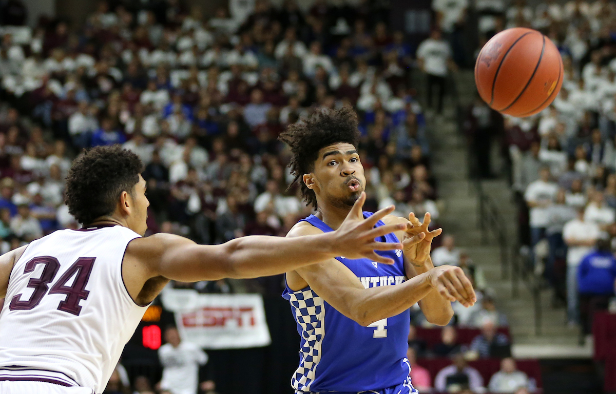 Nick Richards

The University of Kentucky men's basketball team is defeated by Texas A&M 85-74 on Saturday, February 10th, 2018 at Reed Arena in College Station, TX.


Photo By Barry Westerman | UK Athletics