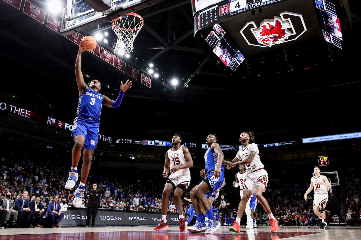 TyTy Washington Jr.

Kentucky beat South Carolina 86-76.

Photos by Chet White | UK Athletics