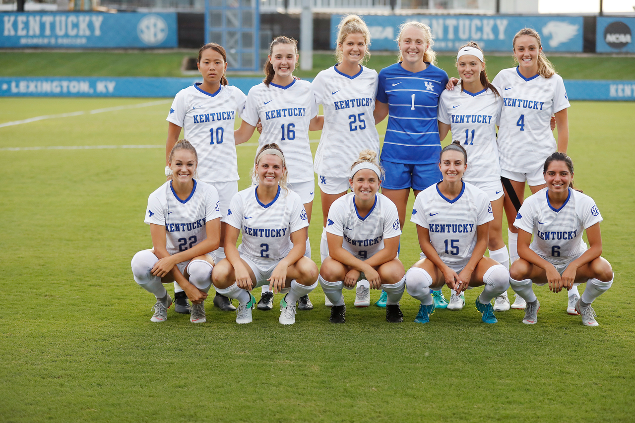 Team.

The University of Kentucky women's soccer team beat SIUE 2-1 in the Cats season openr on Friday, August 17, 2018, at The Bell in Lexington, Ky.

Photo by Chet White | UK Athletics