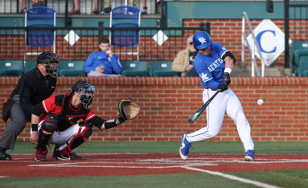 The University of Kentucky baseball team defeats Western Kentucky University 4-3 on Tuesday, February 27th, 2018 at Cliff Hagan Stadium in Lexington, Ky.


Photo By Barry Westerman | UK Athletics