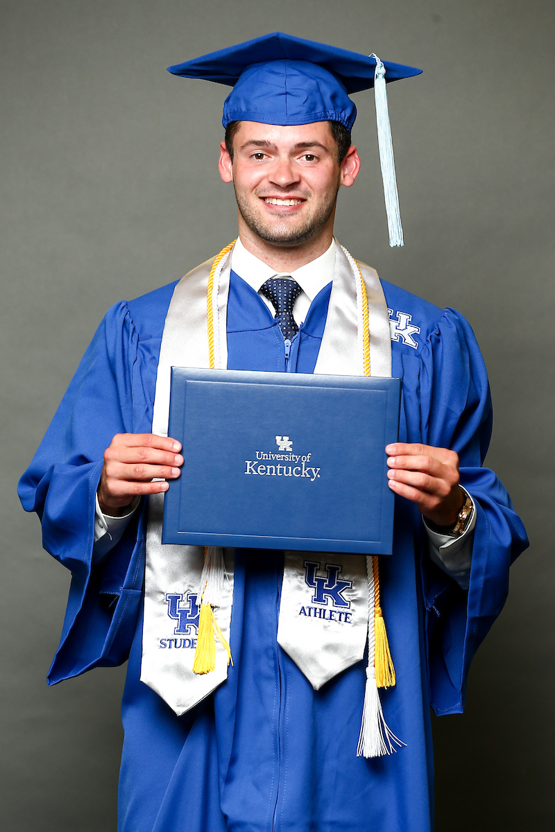 Chase Lane. 

2020-21 Graduation.

Photo by Eddie Justice | UK Athletics