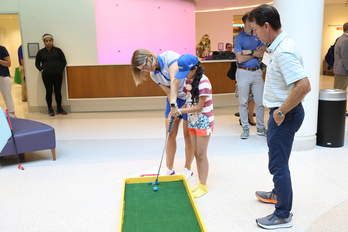 The PGA Tour and select student-athletes partner with the Kentucky Children?s Hospital for a Mini Golf Charity Event on Wednesday, July 18th, 2018 at the Albert B. Chandler Hospital in Lexington, KY.

Photos by Noah J. Richter | UK Athletics