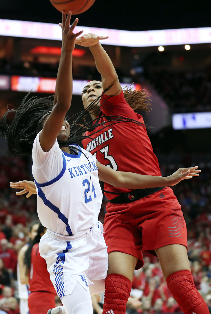 Taylor Murray

Women's Basketball loses to Louisville on Sunday, December 9, 2018 at the Yum! Center.  

Photo by Britney Howard  | UK Athletics