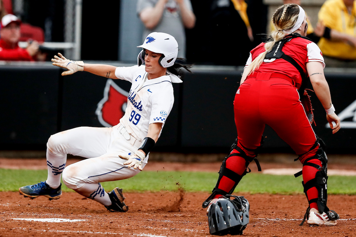 Kayla Kowalik.

Kentucky beat Louisville 9-0.

Photos by Chet White | UK Athletics