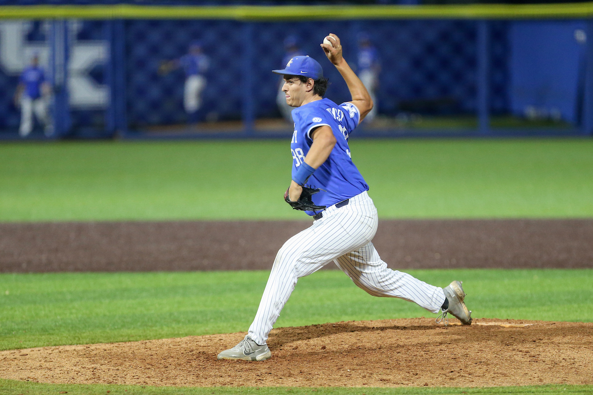 Jimmy Ramsey.

Kentucky beats EKU 7 - 6.

Photo by Sarah Caputi | UK Athletics