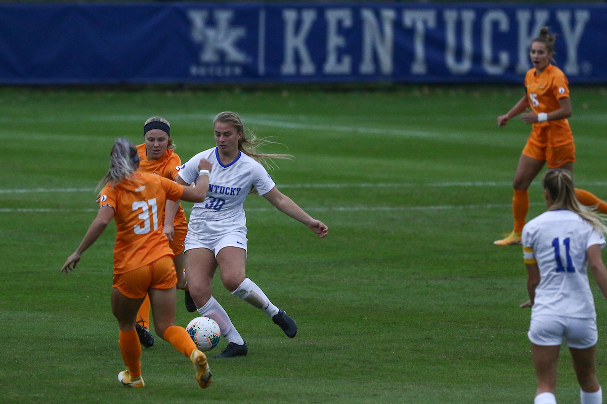 Jordyn Rhodes.

Kentucky ties Tennessee 1-1.

Photo by Sarah Caputi ¦UK Athletics