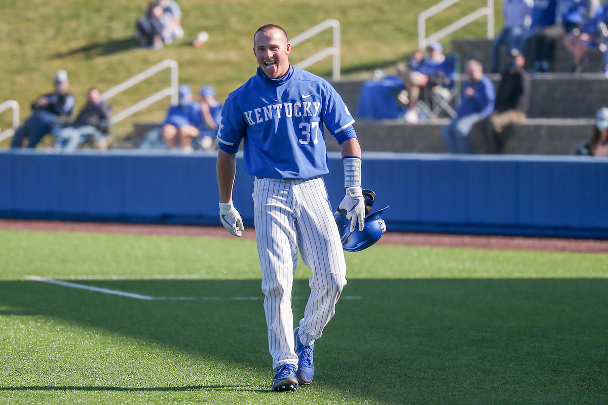 Cam Hill.

Kentucky beats Mizzou 5 - 4.

Photo by Sarah Caputi | UK Athletics
