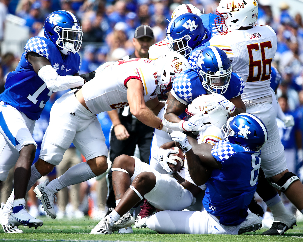 .

UK beat ULM 45-10.

Photo by Eddie Justice | UK Athletics