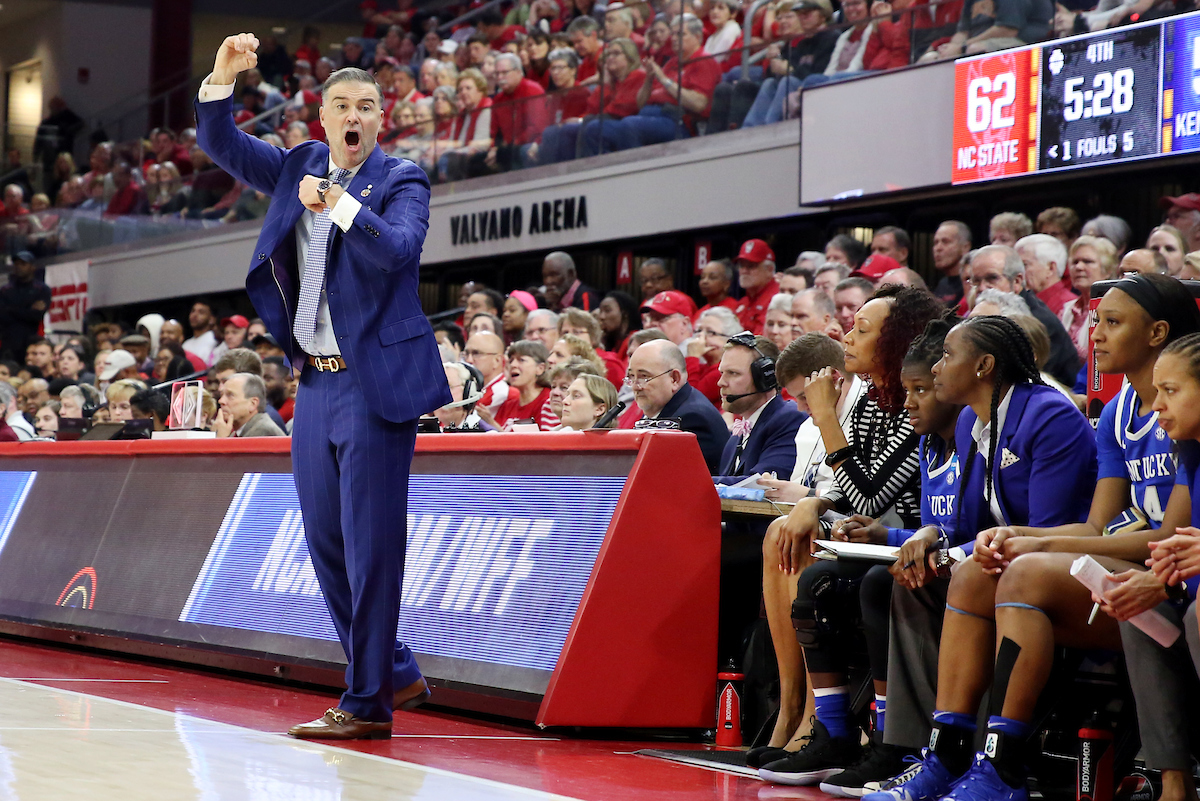 Matthew Mitchell 

Women's Basketball falls to NC State on Monday, March 25, 2019. 

Photo by Britney Howard | UK Athletics