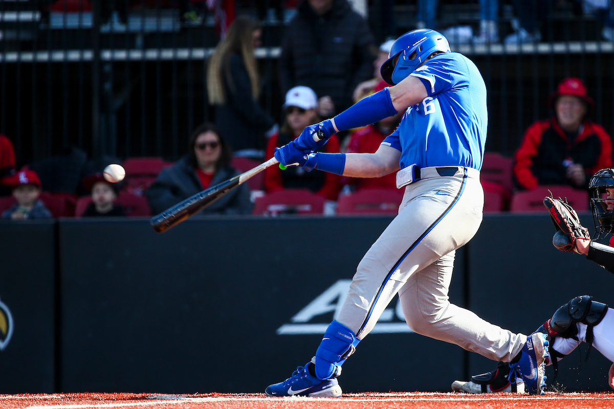 Reuben Church.

Kentucky falls to Louisville 2-4.

Photo by Sarah Caputi | UK Athletics