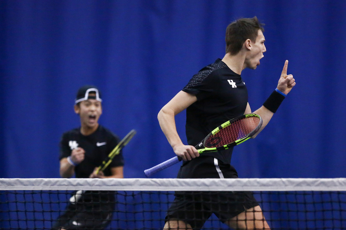 Ying-Ze Chen and Cesar Bourgois.

Kentucky falls to Northwestern 4-2.

Photo by Hannah Phillips | UK Athletics