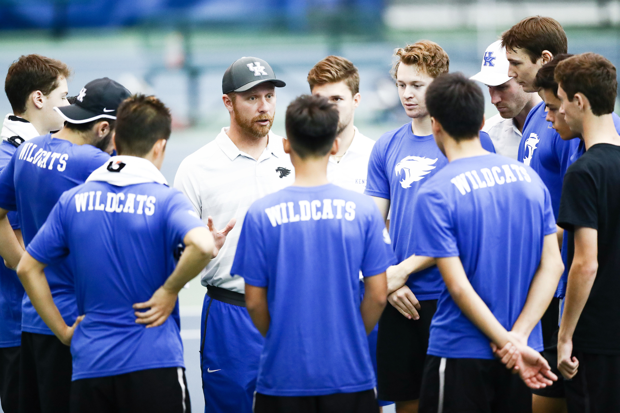 Team. Coach CEDRIC KAUFFMANN.

The University of Kentucky men's tennis team host IUPUI. 


Photo by Elliott Hess | UK Athletics