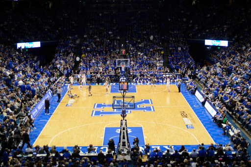 Rupp Arena. 

Kentucky men's basketball defeated Mississippi state 76-55.

Photo by Eddie Justice | UK Athletics