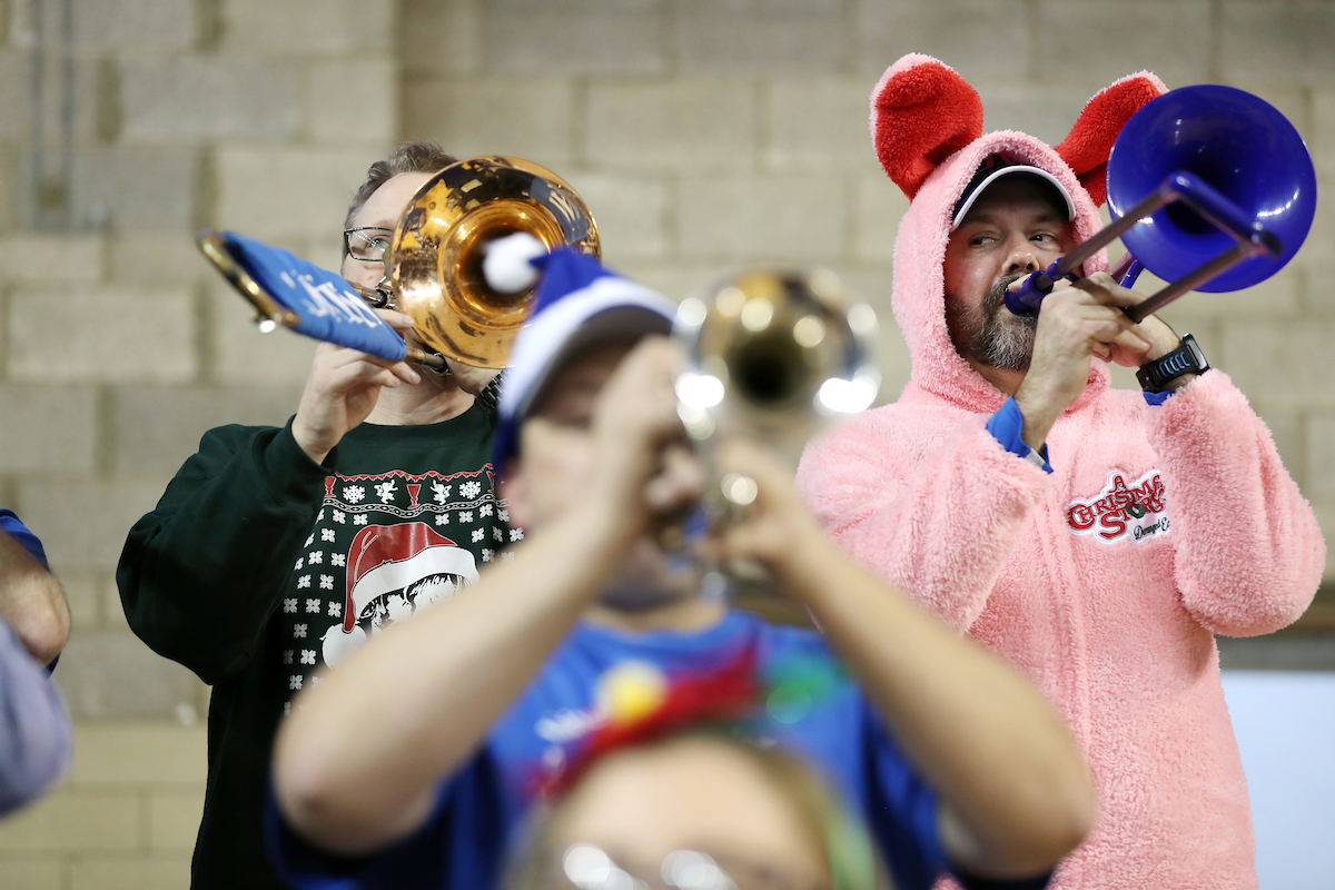 Alumni Band
The women's basketball team beat Murray State 88-49 on Friday, December 21, 2018. 

Photo by Britney Howard  | UK Athletics