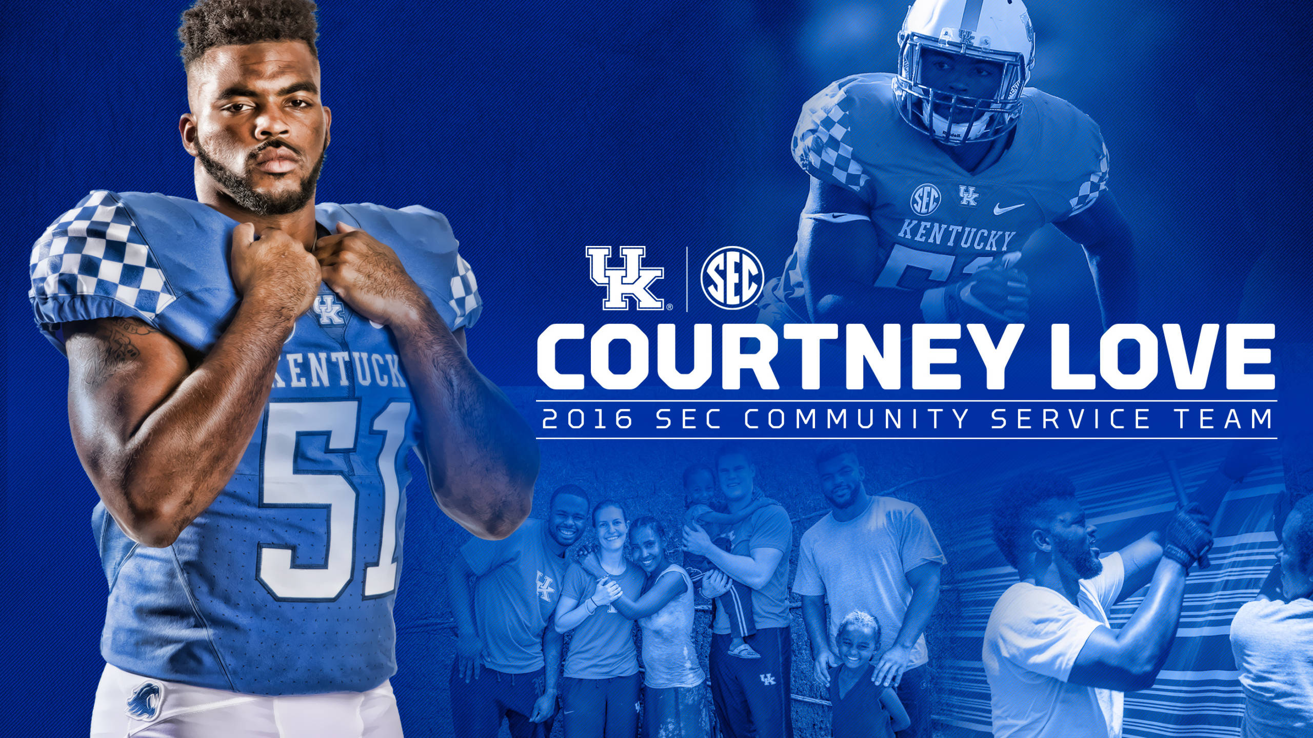 Courtney Love Named to SEC Community Service Team