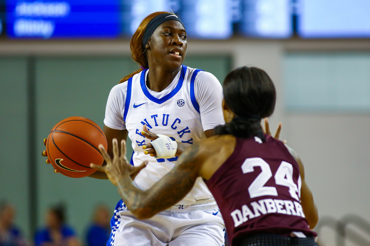 Rhyne Howard. 

Kentucky beat Mississippi State 73-62.

Photo by Sarah Caputi | UK Athletics