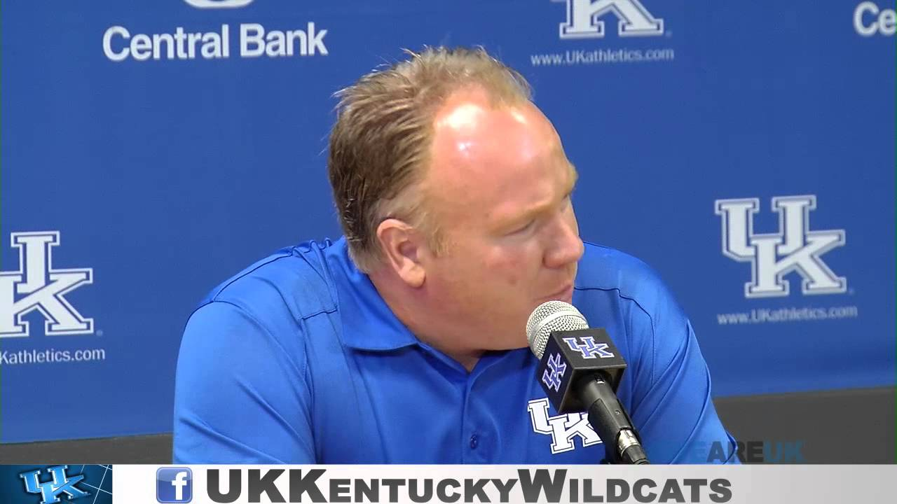 Kentucky Wildcats TV Coach Stoops Football Media Days Full Press Conference