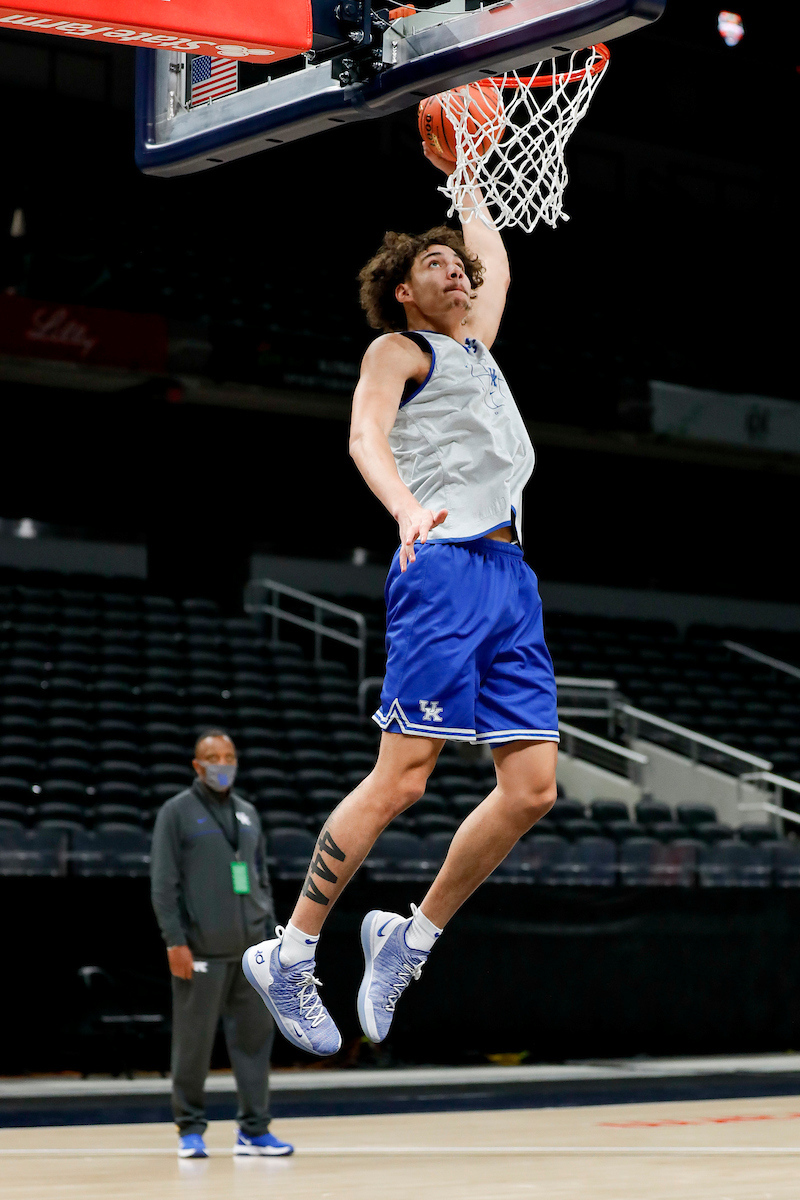 Lance Ware.

Champions Classic shoot around.

Photo by Chet White | UK Athletics
