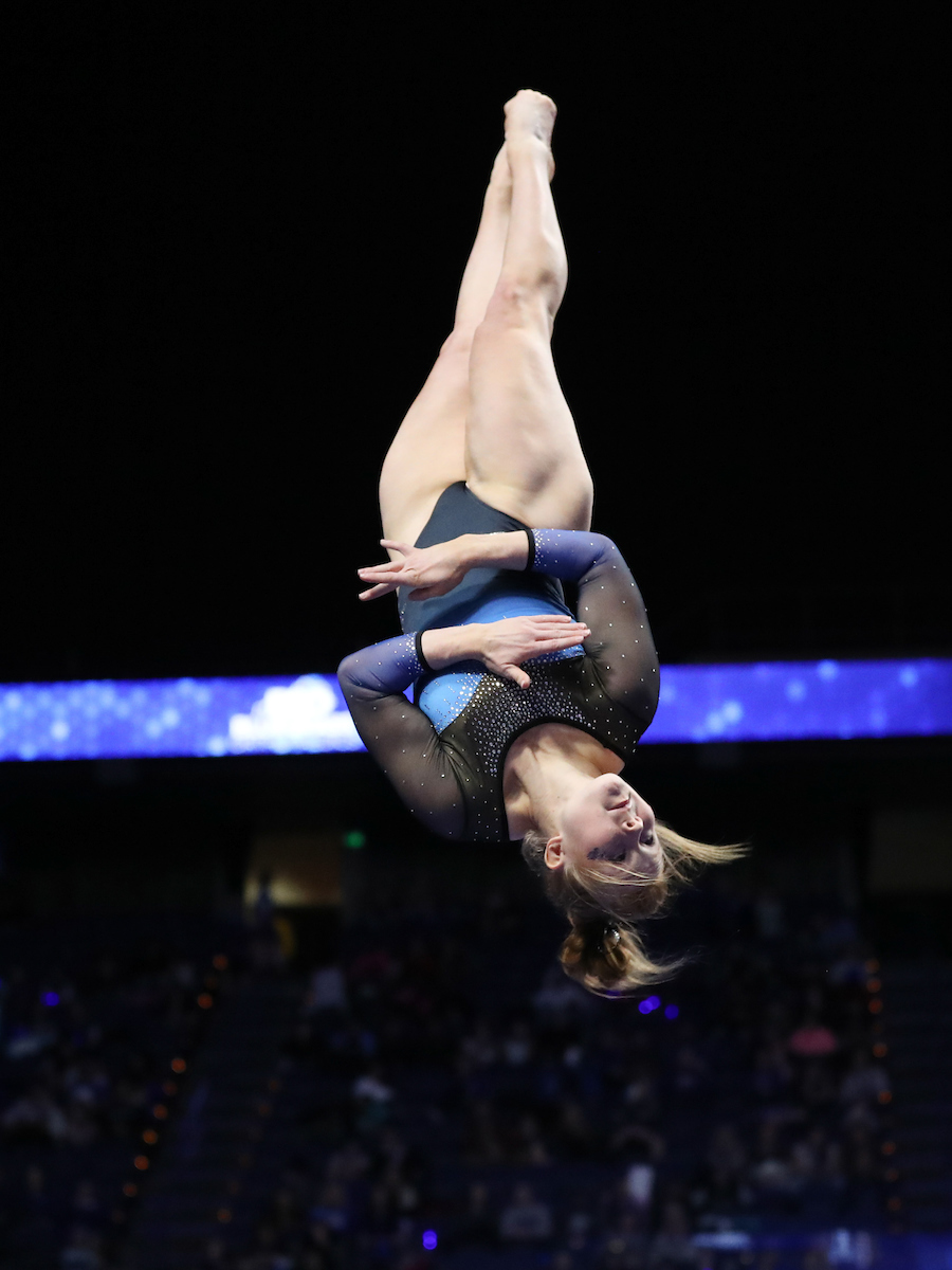 SIDNEY DUKES.

The University of Kentucky gymnastics team beat Ball State, Southeast Missouri, and George Washington on Friday, January 5, 2017 at Rupp Arena in Lexington, Ky.

Photo by Elliott Hess | UK Athletics