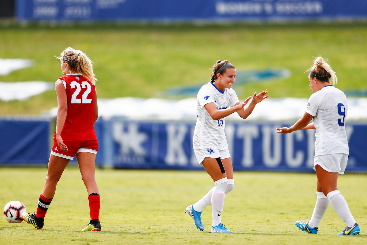 Gina Corsetti. Marissa Bosco.

UK beat Miami (OH) 3-0 on Senior Day.

Photo by Chet White | UK Athletics