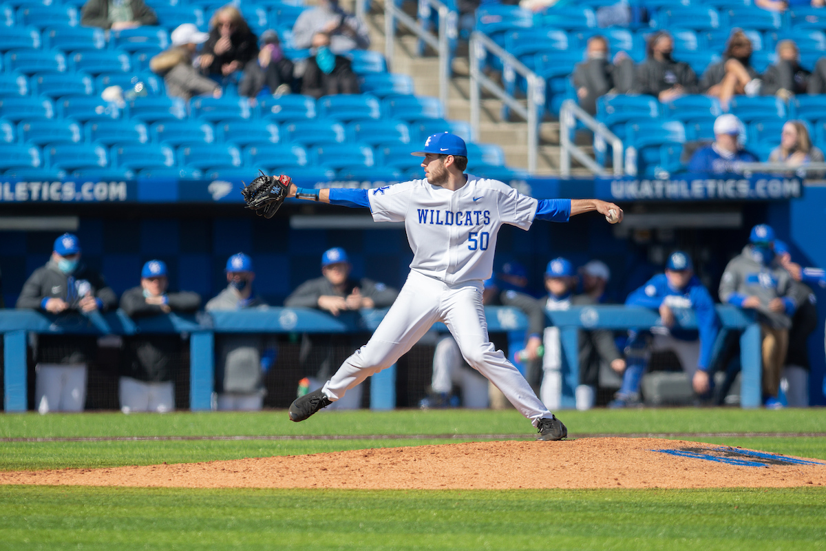 Mason Hazlewood.

Kentucky beats Ball State 6 - 0

Photo by Grant Lee | UK Athletics