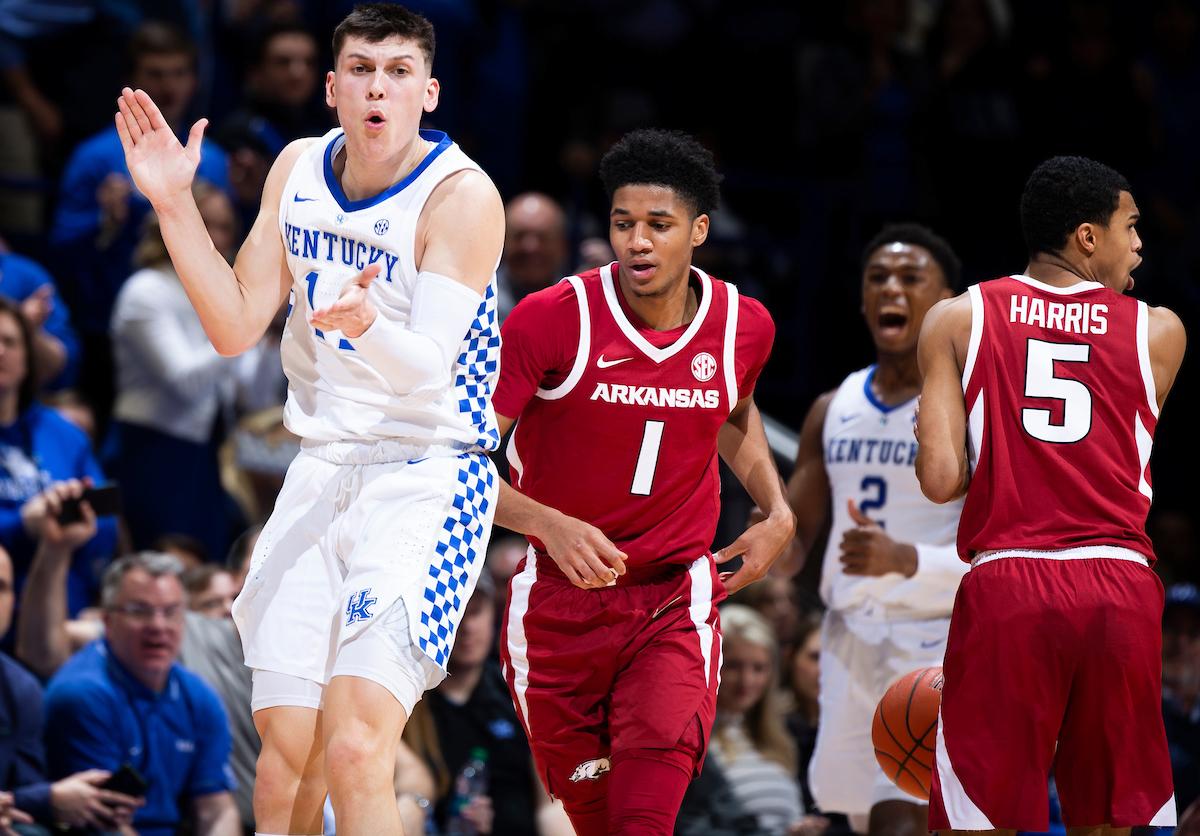 Tyler Herro.

Kentucky beat Arkansas 70-66.

Photo by Chet White | UK Athletics