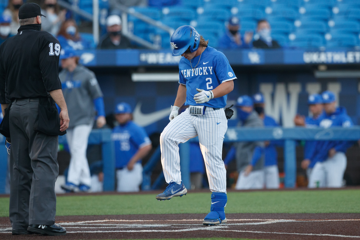 AUSTIN SCHULTZ.

Kentucky loses to UofL 12-5.

Photo by Elliott Hess | UK Athletics