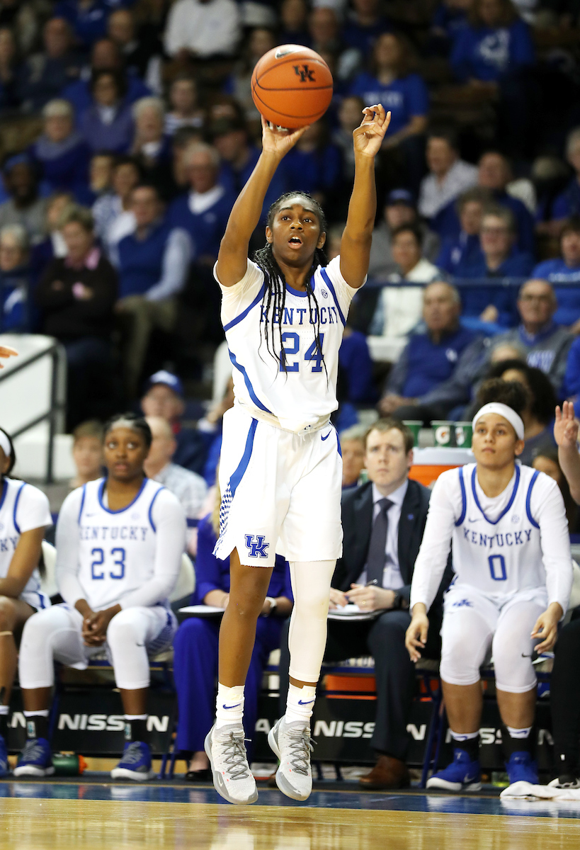 Taylor Murray
The UK Women's Basketball team beat LSU on Senior Day on Sunday, February 24, 2019.

Photo by Britney Howard | UK Athletics